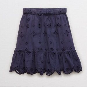 Aerie ruffle eyelet skirt (XL)